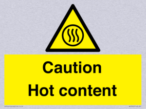 Caution Hot content